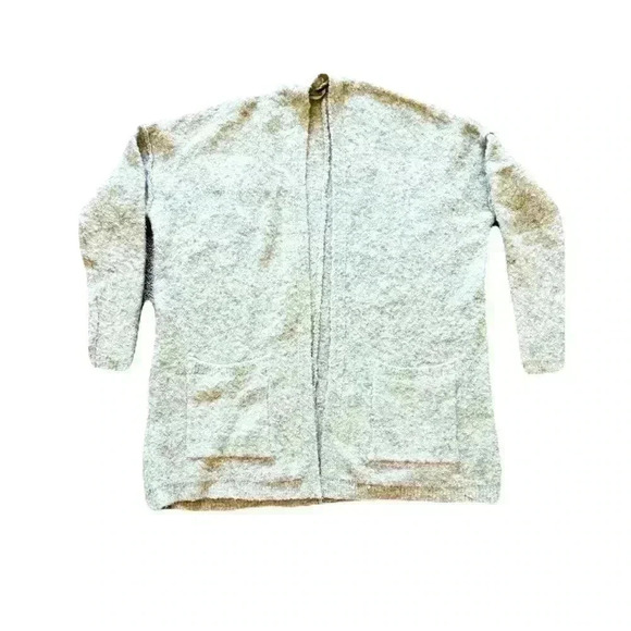Women's Free People Grey Sweater Long Sleeve Open Front Cardigan Size XSmall - Picture 1 of 4